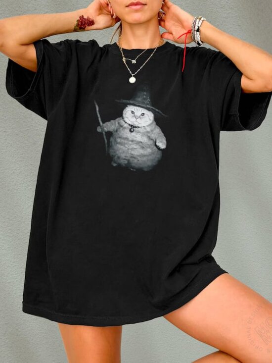 Tops - Cute Kitten Retro Shirt, Funny Cat Shirt, Cat Lover Gift Tee